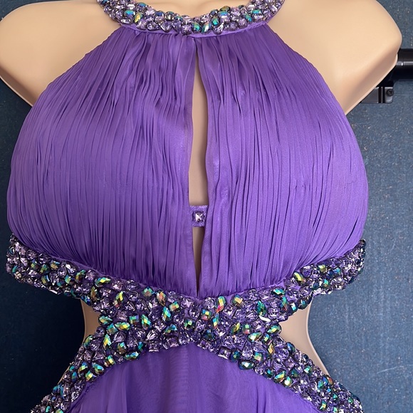 Jovani size 10, smooth transition ballroom, dancing gown - Picture 6 of 14